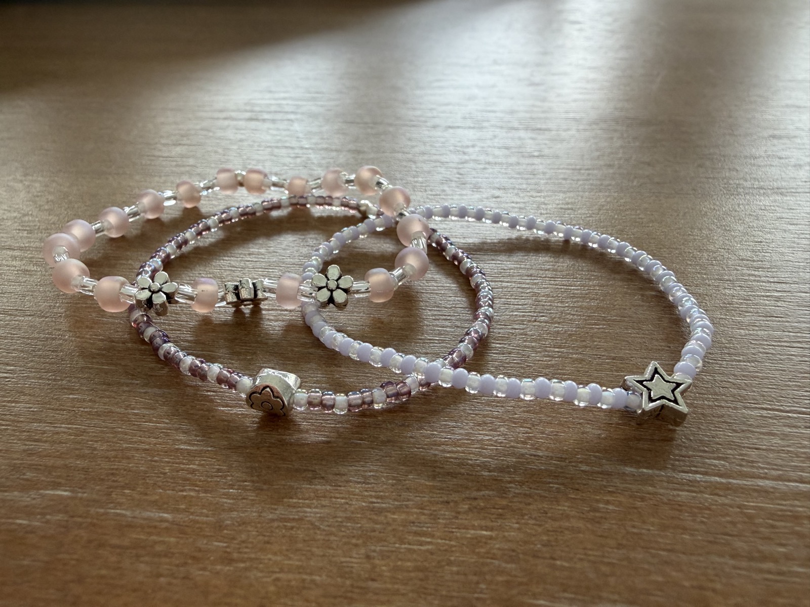 Handmade bracelet detail