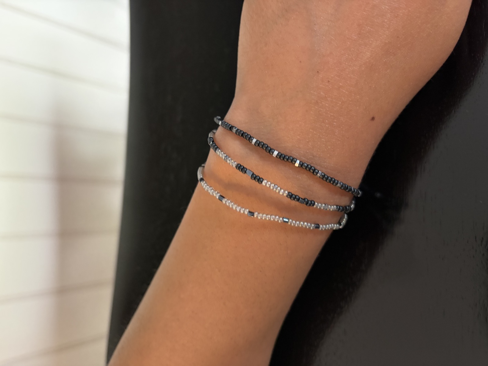 Handmade bracelet detail